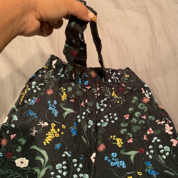 Hunter green floral pants - Picture 4 of 6
